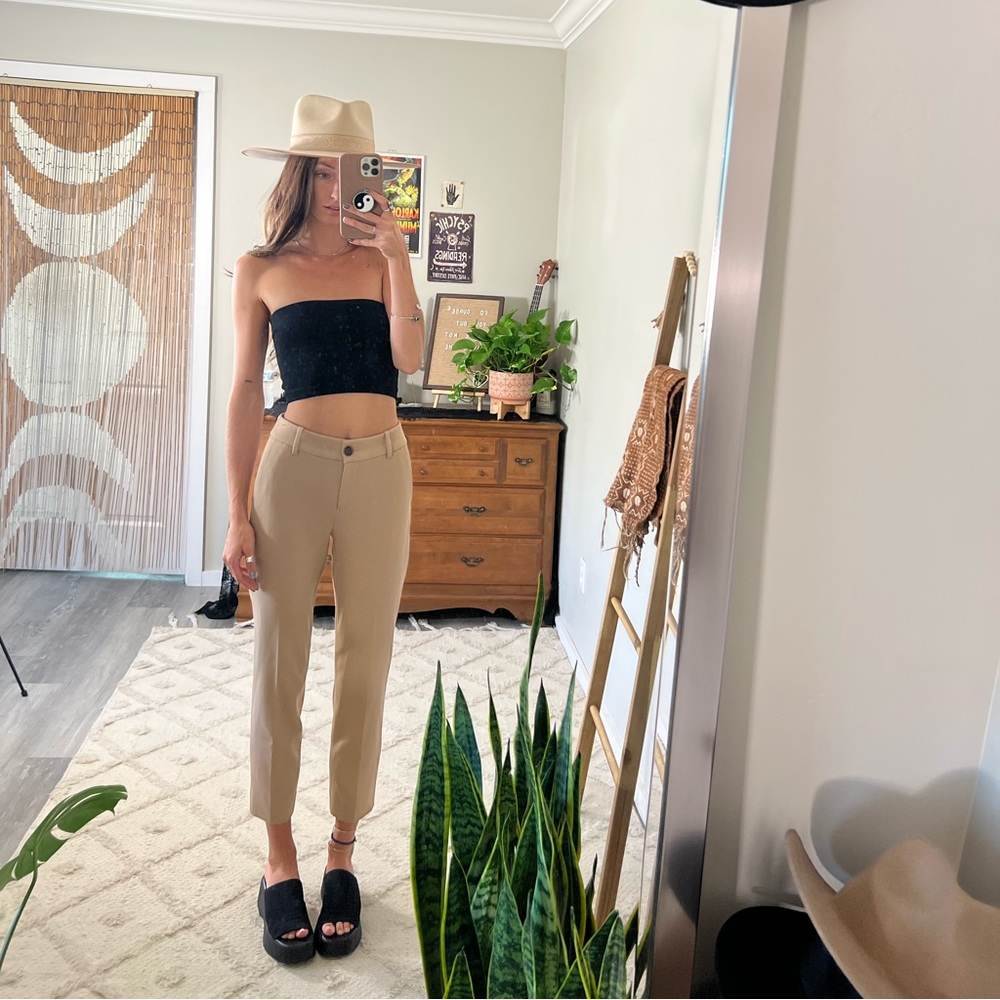 J.Crew camel slacks